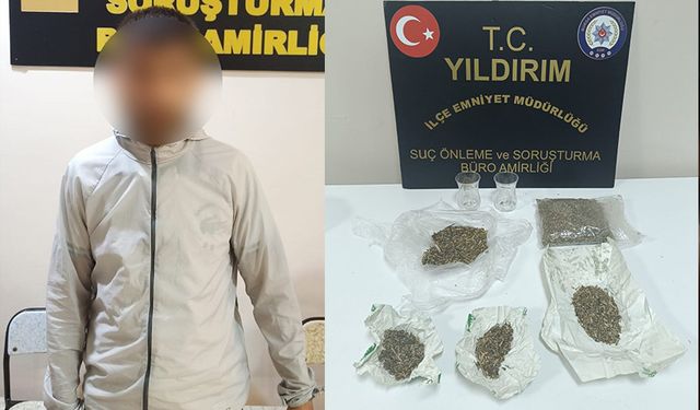 Bursa'da 18 yaşına girdiği gibi ilk işi uyuşturucu satmak oldu
