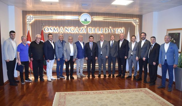BALKANTÜRKSİAD'dan Başkan Aydın'a ziyaret