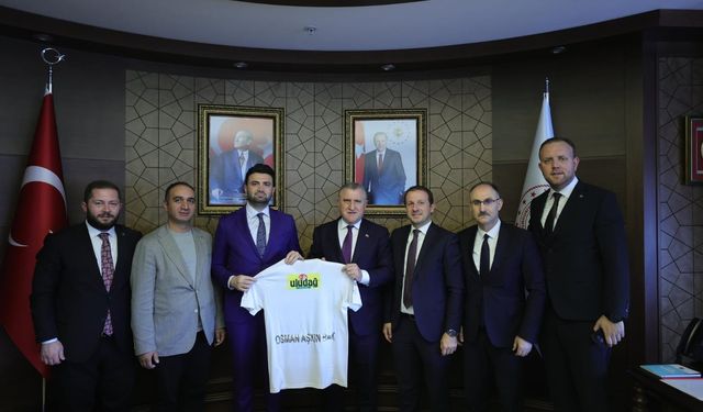 Enes Çelik'ten Gençlik ve Spor Bakanı'na teşekkür ziyareti