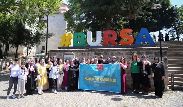 Van'dan gelen şehit ve gazi yakınları Bursa'ya hayran kaldı