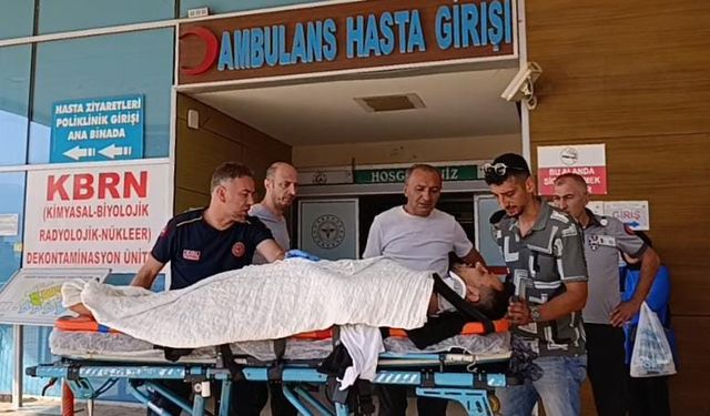 Elektrik direğinde çalışma yaparken akıma kapıldı