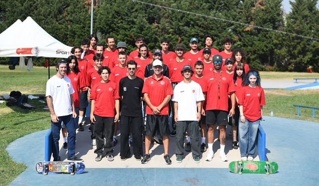 Kaykay Milli Takımı’nın tercihi Osmangazi oldu