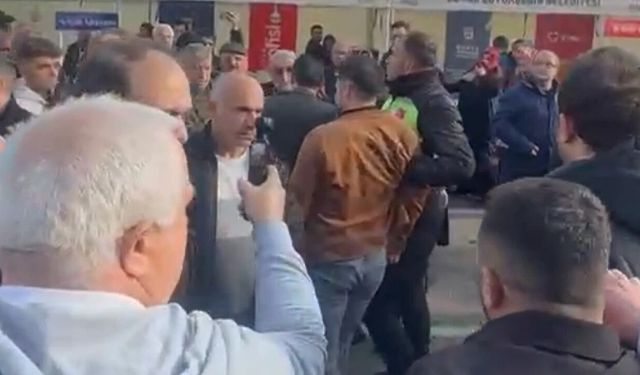 Bursa Büyükşehir Belediye Başkanı Mustafa Bozbey'e Yıldırım'da saldırı!
