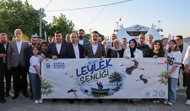 Bursa Leylek Şenliği coşkuyla başladı