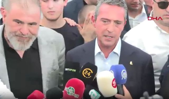 Ali Koç: Kim kazanırsa kazansın inşallah Fenerbahçe kazanır