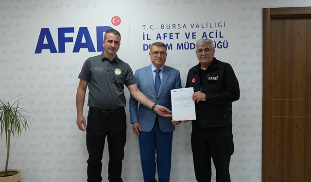BESAK Arama Kurtarma Ekibi AFAD akreditasyonu aldı