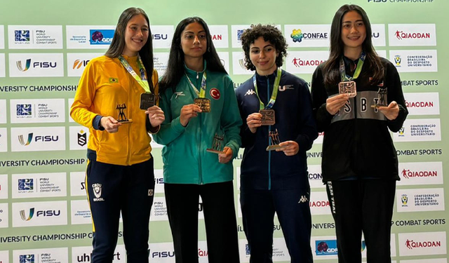 BUÜ’lü milli sporcudan uluslararası başarı