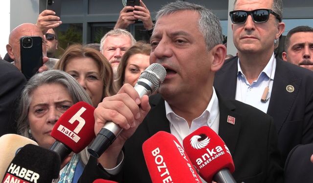 Özgür Özel: Siz bugün tarihin doğru tarafındasınız