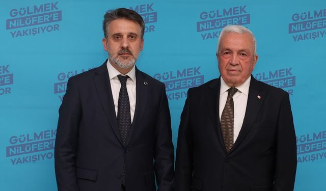 Başkan Şadi Özdemir, Şahin Biba'yı ağırladı