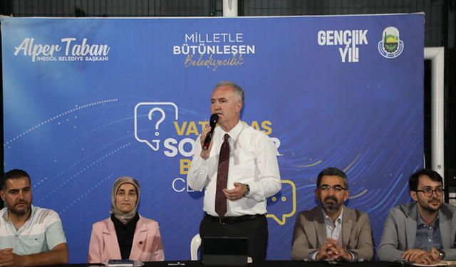 Başkan Taban Ertuğrulgazi Mahallesi sakinleriyle buluştu