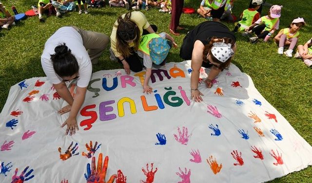 Osmangazi’de minikler yaza merhaba etkinliğinde buluştu