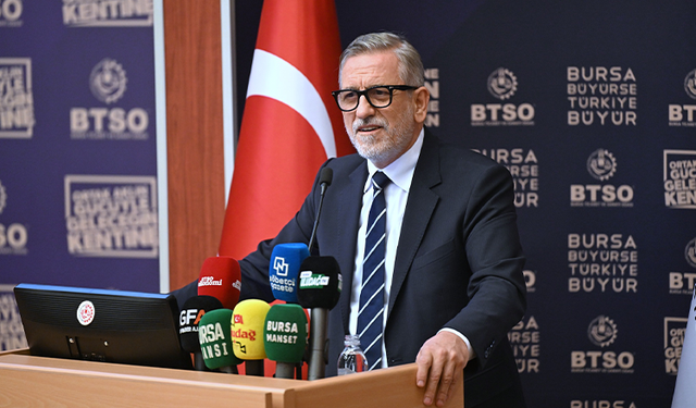 BTSO Yönetim Kurulu Başkanı İbrahim Burkay: “Bursa, 2030 vizyonumuzla Türkiye’yi büyütmeye devam edecek”