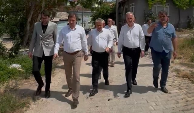 İnegöl Belediyesi kırsalda üst yapı hamlesini sürdürüyor