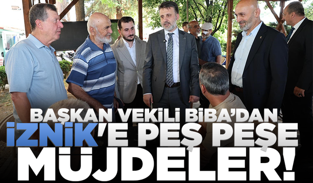 Bursa Büyükşehir'den İznik'e peş peşe yatırım müjdesi