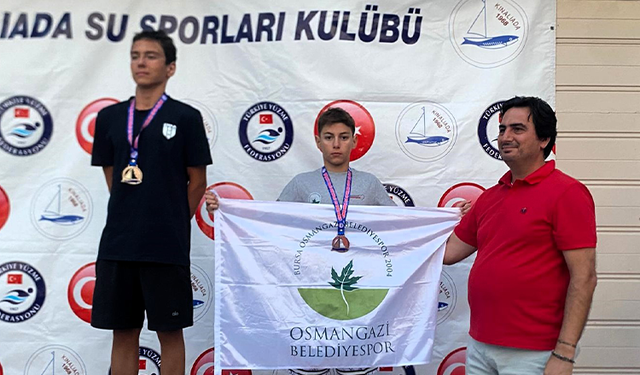Osmangazi’nin kulaçları Prens Adaları’nda madalyaya uzandı