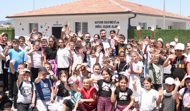 Yenişehir Hayvan Bakımevi ve Doğal Yaşam Alanı kapılarını çocuklara açtı