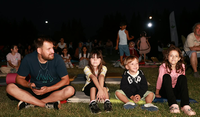 Osmangazi’de yıldızların altında gözlem dolu gece
