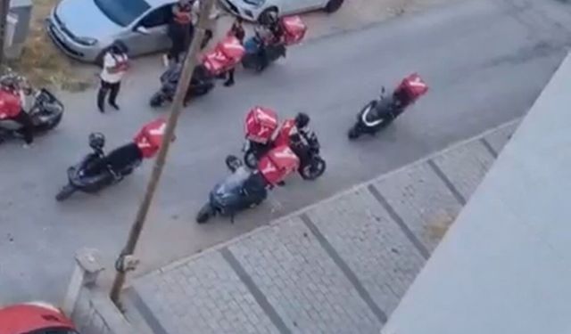 Korsan sipariş kuryeleri kapıya dizdi, kuryeler isyan etti