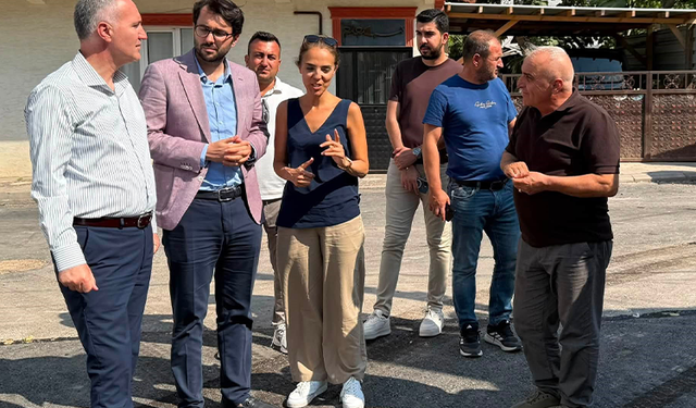 İnegöl'de BUSKİ'nin altyapı çalışmaları devam ediyor
