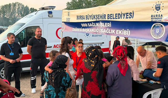 Bursa Büyükşehir'den mevsimlik tarım işçilerine destek
