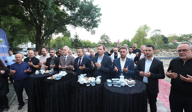 İnegöl'de Botanik nikah ve etkinlik salonlarının temeli törenle atıldı