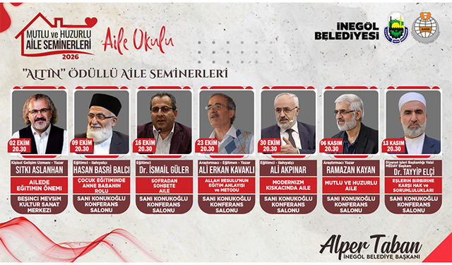 Aile Okulu seminerleri başlıyor