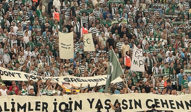 Bursaspor taraftarından Kızılyıldız'a mesaj