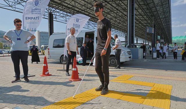 Büyükşehir'den farkındalık için empati parkuru