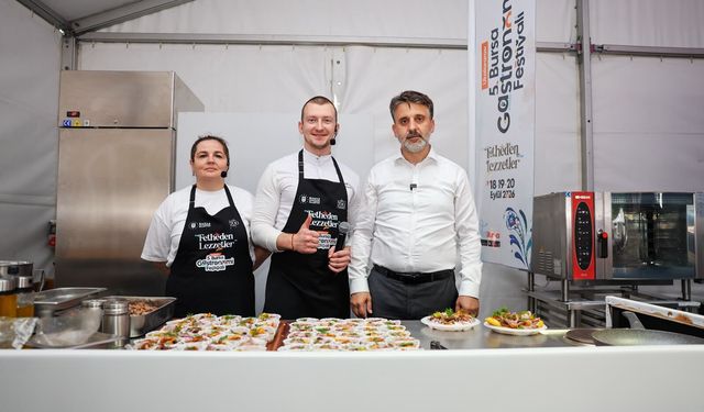 Kardeş şehirlerin lezzetleri Bursa'da buluştu