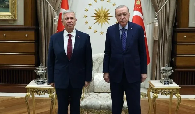 Cumhurbaşkanı Erdoğan, Mansur Yavaş'ı kabul etti