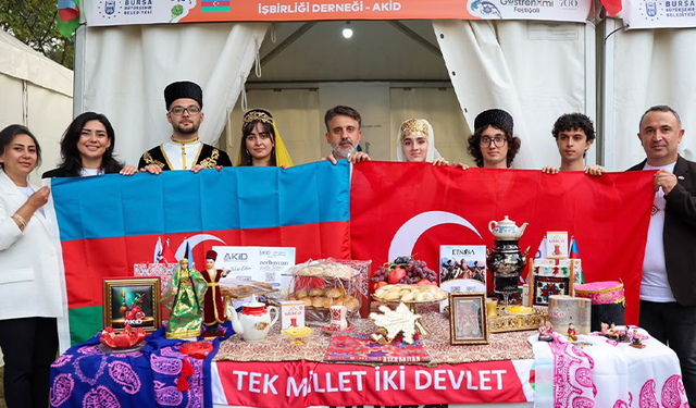 Kardeş lezzetler Gastronomi Festivalinde buluştu