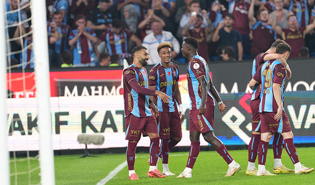 Trabzonspor, Galatasaray'ı farklı geçti