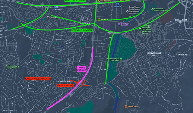Bursa’da 4 Ekim Pazar günü trafiğe kapanacak yollar ve alternatif güzergâhlar