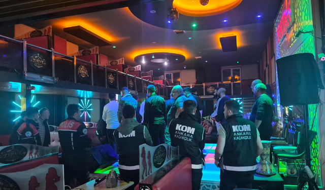 Eğlence mekanlarına yönelik operasyon: 68 gözaltı