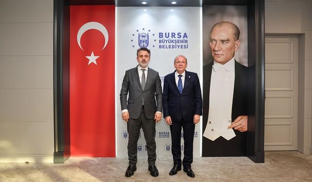 BTSO Başkanı Matlı’dan Büyükşehir Belediye Başkan Vekili Biba’ya ziyaret