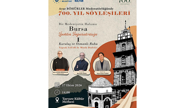 Bursa'nın 700 yıllık mirası söyleşilerle anlatılacak