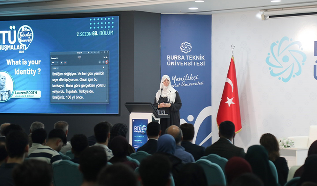 BTÜ'nün konuğu Lauren Booth: Kimlik bu dünyadaki en değerli varlığınızdır