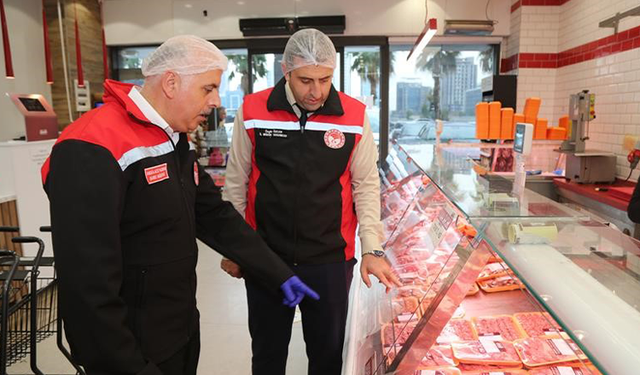 Bursa’da 220 işletmeye eş zamanlı et denetimi