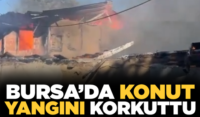 Mustafakemalpaşa’da konut yangını
