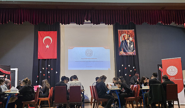 Tabiat ve Yaşanabilir Çevre Bilgi Yarışması Bursa İl Finalinde birincilik Nilüfer’in oldu