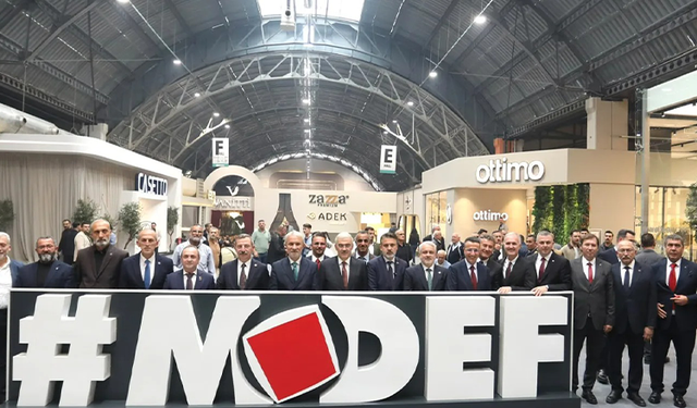 55. Uluslararası MODEF EXPO İnegöl Mobilya Fuarı kapılarını açtı