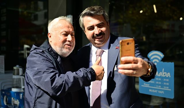 Başkan Oktay Yılmaz'dan esnafa ziyaret