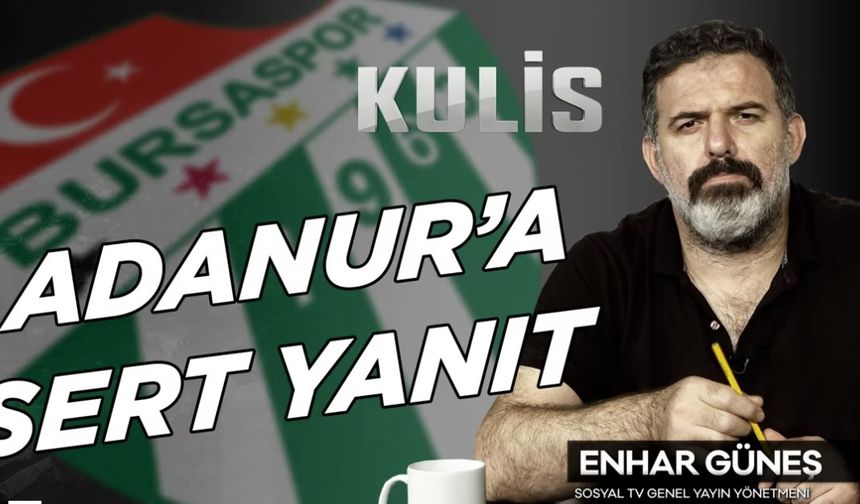 "Sosyal TV'yi hedefe koyacağına Bursaspor'u hedefe ulaştır" - KULİS