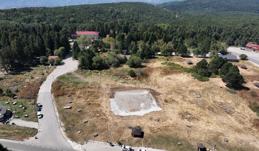 Bursa Uludağ’da sit alanına çakıl taşları döküldü