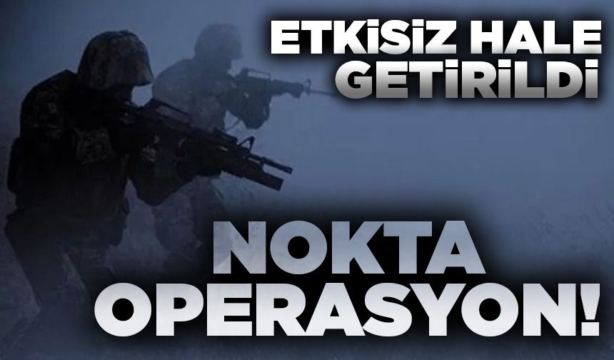 MİT'ten nokta operasyon! Etkisiz hale getirildi