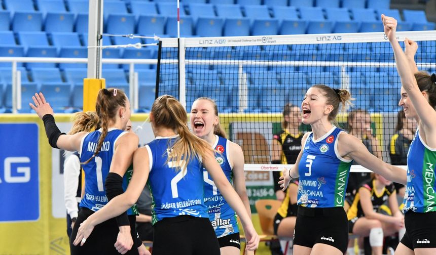 Nilüfer’in sultanları Avusturya’da avantaj elde etti