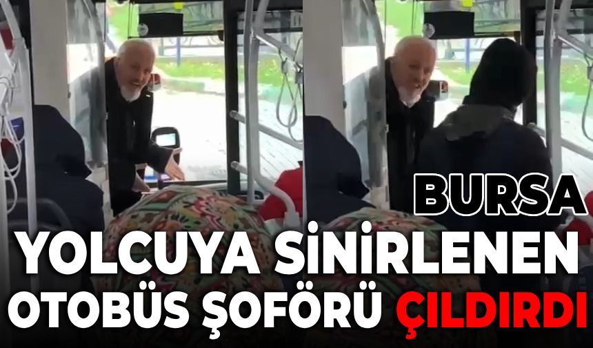 Bursa’da otobüs şoförü ve kadın yolcu arasında tartışma çıktı