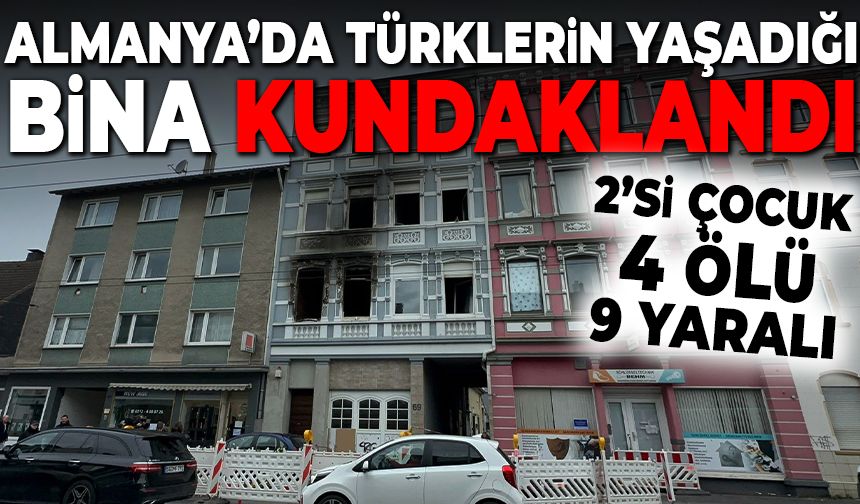 Almanya’da Solingen’de Türklerin yaşadığı bina kundaklandı! 2’si çocuk 4 ölü, 9 yaralı