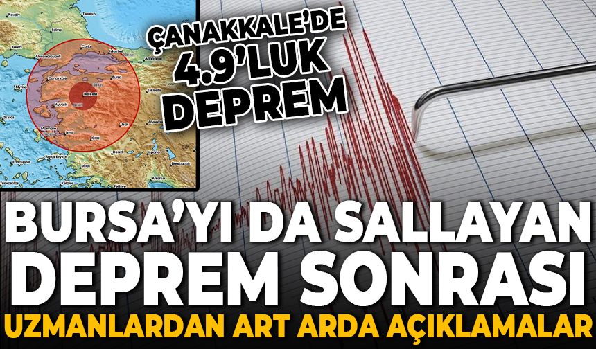 Çanakkale Yenice'deki deprem beklenen İstanbul depremini tetikler mi? Uzmanlardan art arda açıklamalar