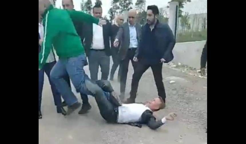 Yerde yuvarlanması tepki çeken AK Parti İzmit Belediye Meclis Üyesi İbrahim Efe istifa etti
